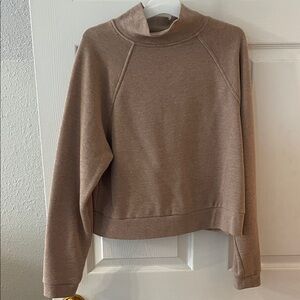 a new day Women's Cowl Neck Sweater in Tan